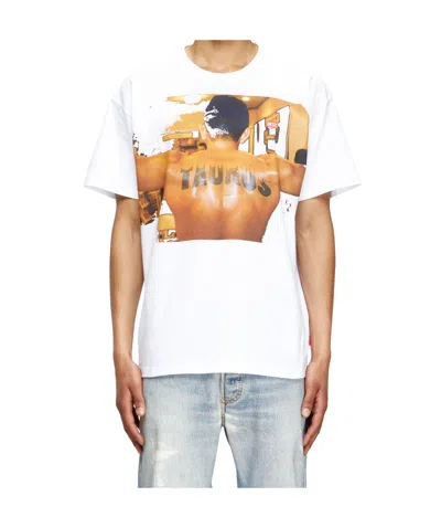 Diesel X Tom Of Finland Foundation Pr-t-norm-tom T-shirt In White