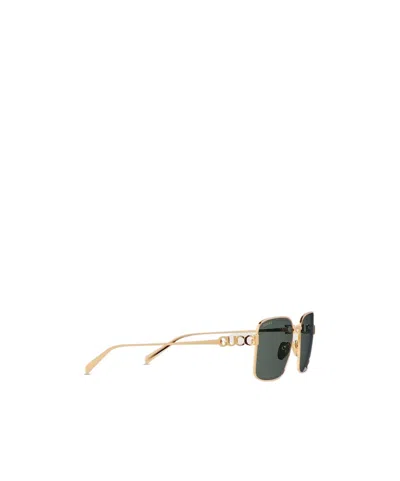 Gucci Square Frame Sunglasses In Green