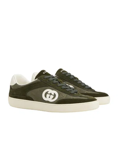 Gucci Men's G75 Sneaker In Green