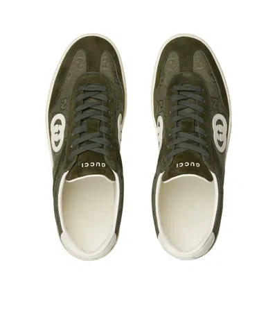 Gucci Men's G75 Sneaker In Green
