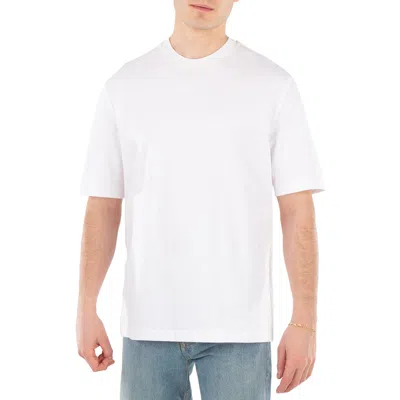 Ferragamo Crew Neck Cotton T-shirt In White