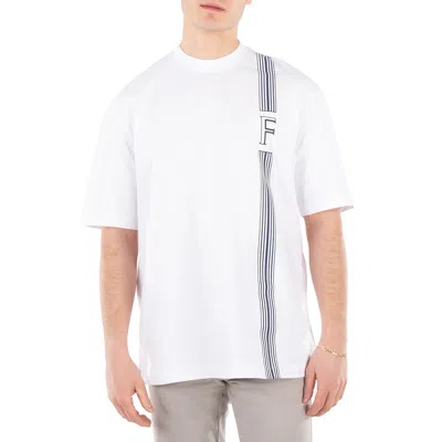 Ferragamo Logo-printed Long-sleeved T-shirt In White