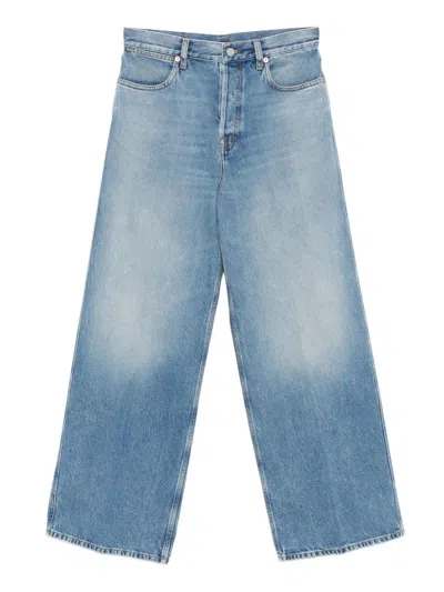 Gucci Women Wide-leg Denim Jeans