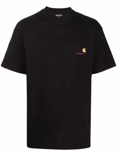 Carhartt Wip American Script Logo-embroidered Cotton T-shirt