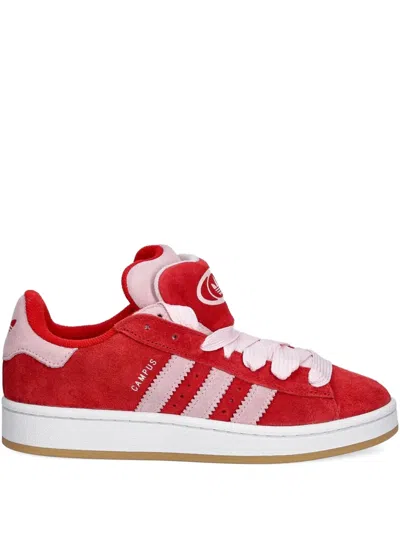 Adidas Originals Campus 00s Suede 3-stripes Sneakers In Red