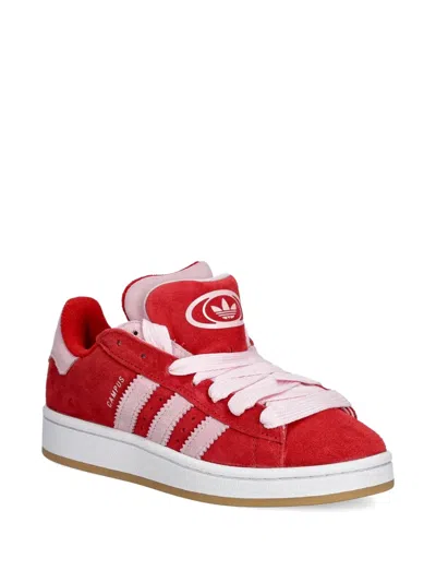 Adidas Originals Campus 00s Suede 3-stripes Sneakers In Red