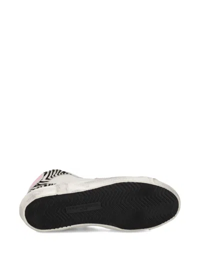 Philippe Model Zebra-print Leather High-top Trainers