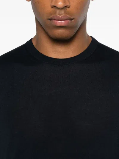 Drumohr Merino Sweater In Black