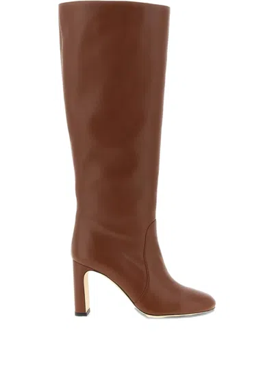 Stuart Weitzman 85mm Babette Tubo Nappa Leather Knee-high Boots