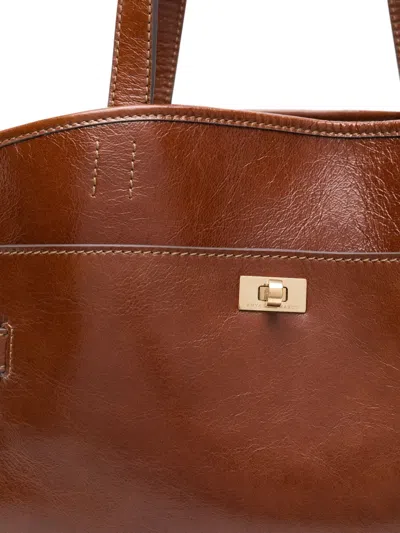 Anya Hindmarch Top Handle Shoulder Bag In Brown