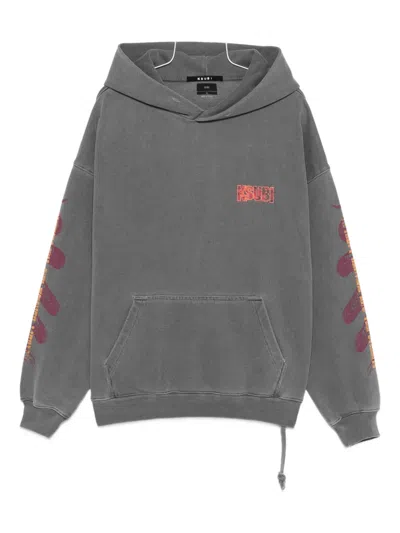 Ksubi Kickstart Ekcess Graphic Hoodie In Gray