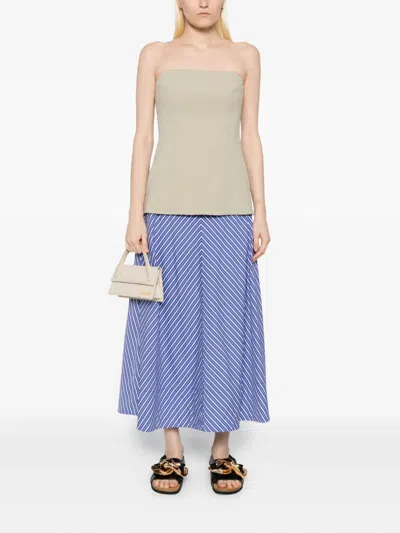 Brandon Maxwell Knox Low-slung Skirt