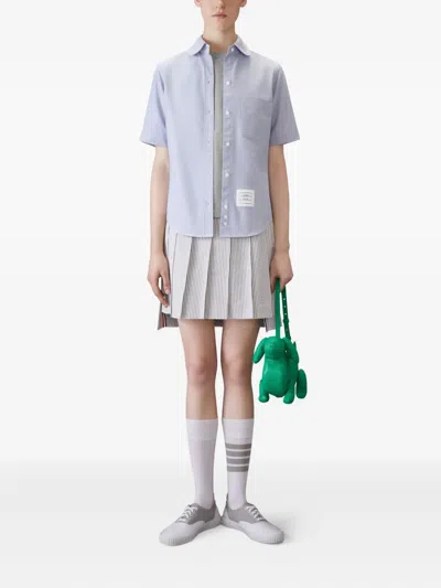 Thom Browne 4-bar Stripe T-shirt In Gray