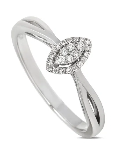 Pre-owned Lb Exclusive 14kt White Gold Diamond Ring