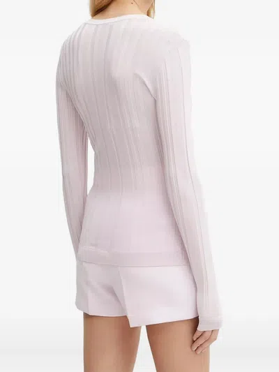 Elisabetta Franchi Ribbed-knit Buttoned Cardigan