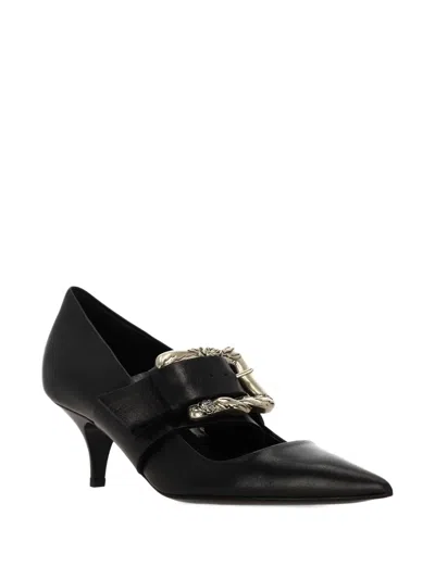 Enfants Riches Deprimes Buckle-strap Pointed-toe Pumps In Black