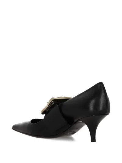 Enfants Riches Deprimes Buckle-strap Pointed-toe Pumps In Black