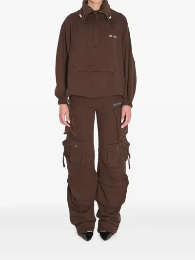 Attico Oversized Blouson With High Collar