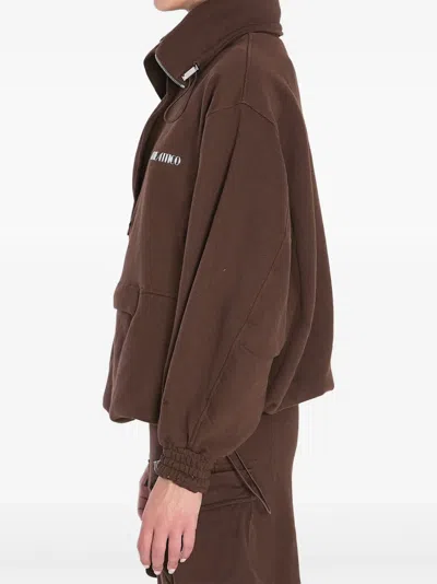 Attico Oversized Blouson With High Collar