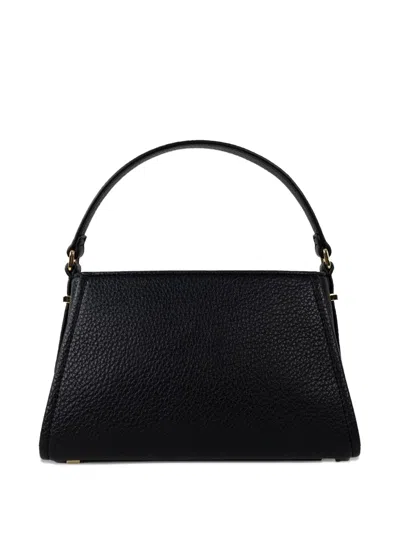 Elisabetta Franchi Black Handbag With Maxi Logo In Black