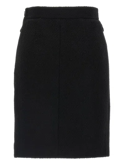 Chloé Bouclé Pocket Midi Skirt