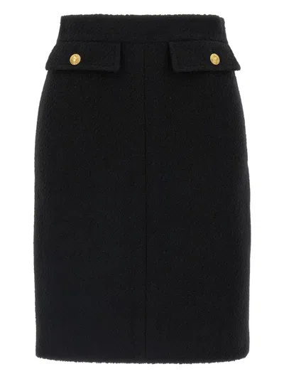 Chloé Bouclé Pocket Midi Skirt