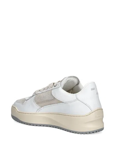 Filling Pieces Avenue Pixie Perforated Leather Panel Sneakers In White