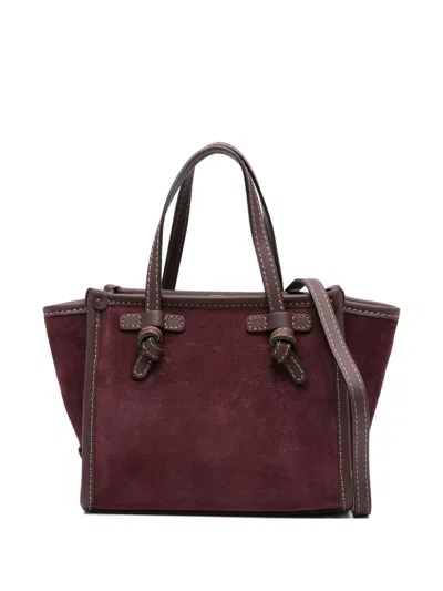 Gianni Chiarini Miss Marcella Knotted-detail Suede Tote Bag