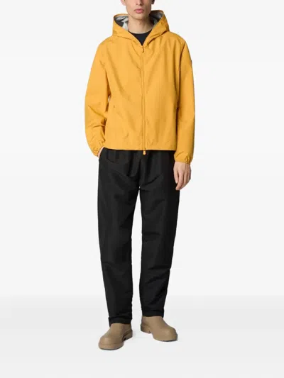 Save The Duck Zayn Hooded Zip-up Jacket In Yellow
