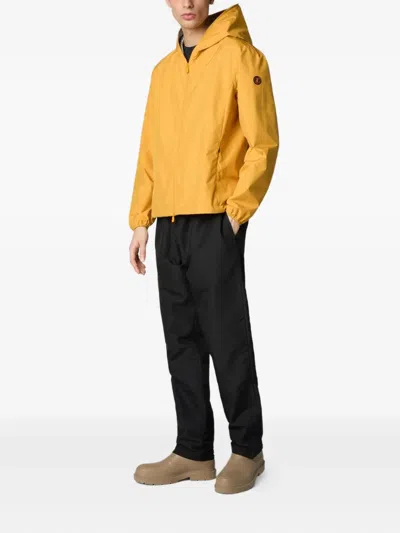 Save The Duck Zayn Hooded Zip-up Jacket In Yellow