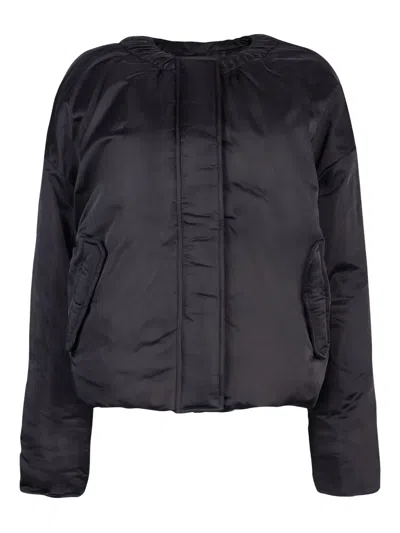 Paris Georgia Elevated Padded Jacket In Black