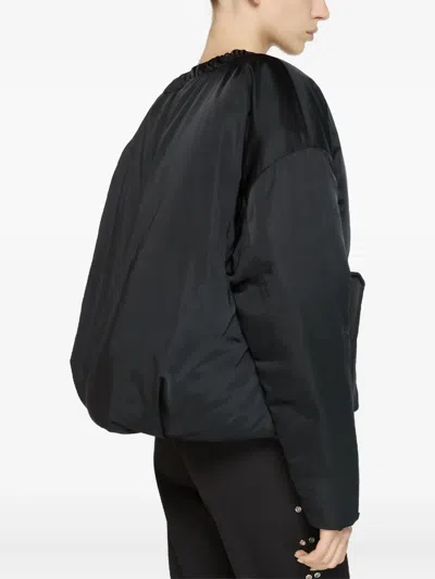 Paris Georgia Elevated Padded Jacket In Black