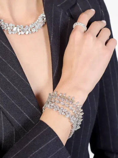 Anabela Chan Diamond Fleur-de-lys Bracelet In Metallic