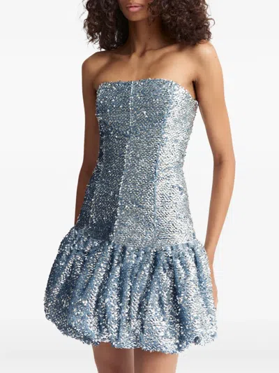 16arlington Garance Sequinned Mini Dress In Blue