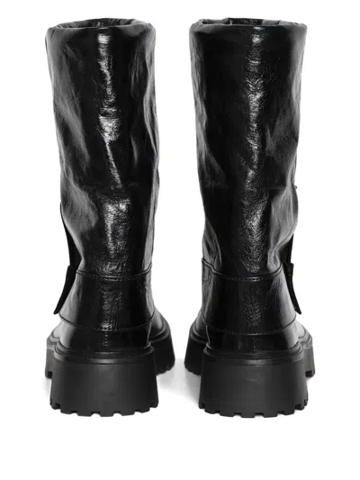 Zadig & Voltaire Angie Vintage Patent Leather Sleeve Boots