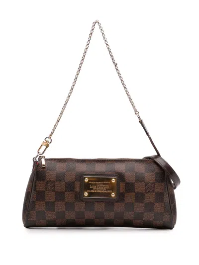Pre-owned Louis Vuitton 2010 Damier Ebene Eva Satchel