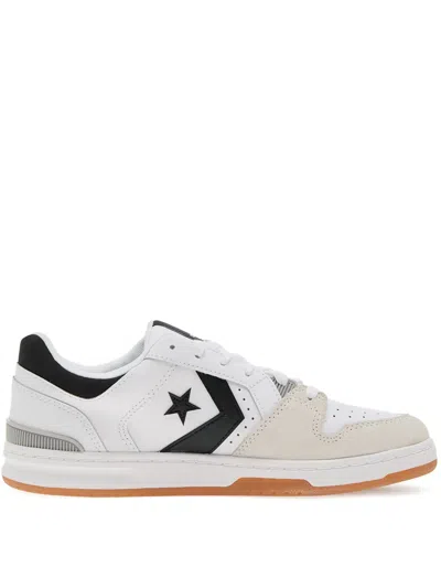 Converse Leather Cl98 Ox Low Top Sneakers With Contrasting Details In Multi