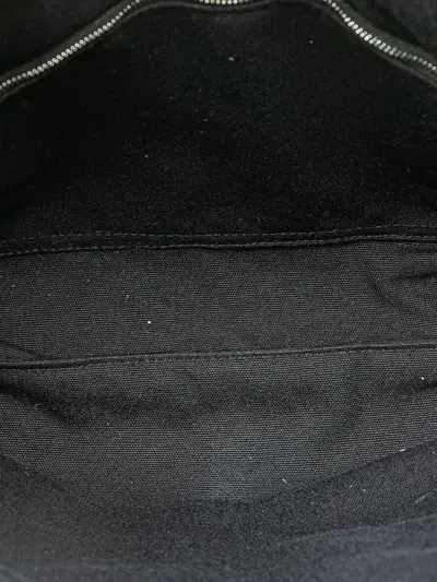 Pre-owned Hermes 1990-2010 Canvas Fourre Tout Besace Mm Crossbody Bag In Black