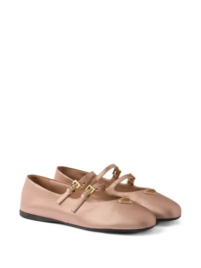 Prada Satin Ballet Flats