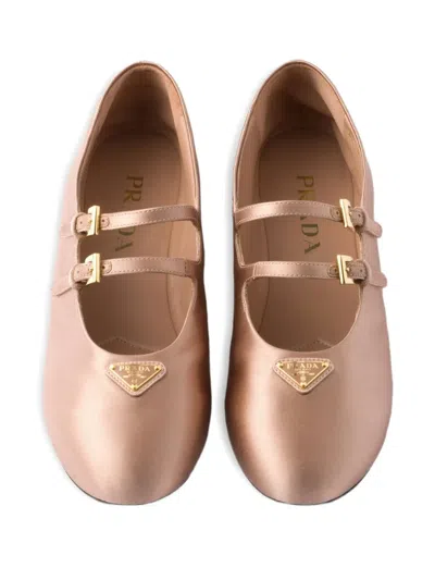 Prada Satin Ballet Flats