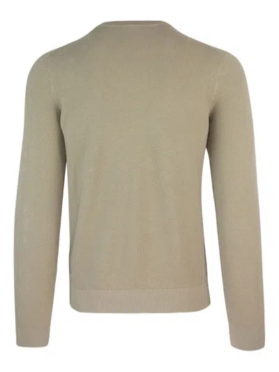 Paul & Shark Beige Riviera Sweater In Brown