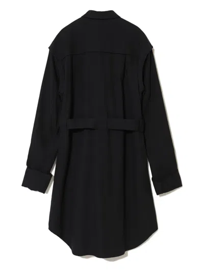 Undercover D-ring Belted Shirt In Black