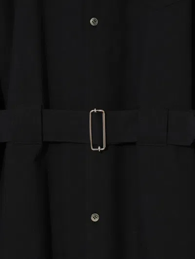 Undercover D-ring Belted Shirt In Black
