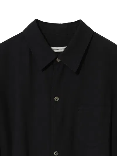 Undercover D-ring Belted Shirt In Black