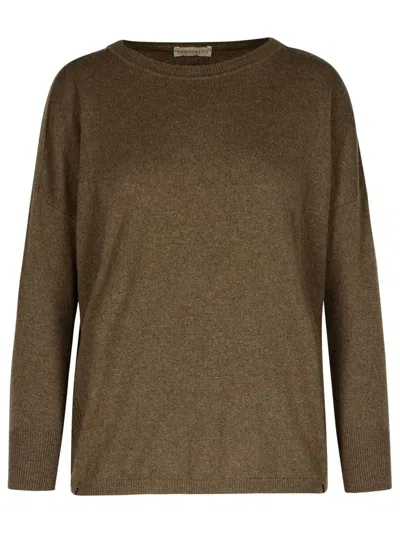 Purotatto Brown Cashmere Sweater In Gray