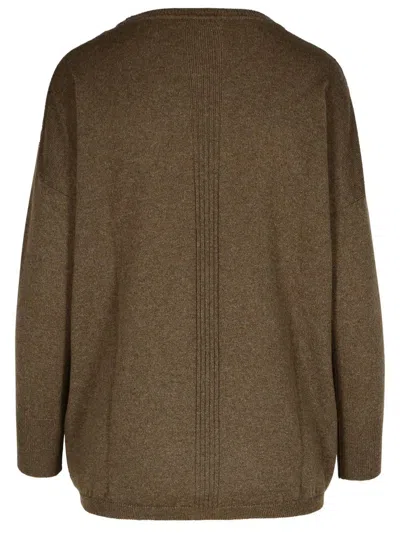 Purotatto Brown Cashmere Sweater In Gray