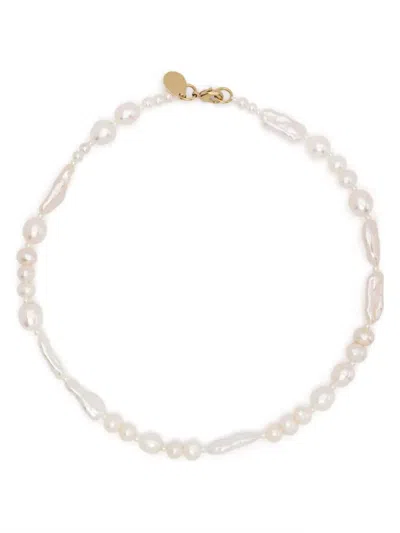 Simone Rocha Baroque Pearl Tied Pattern Necklace Accessories