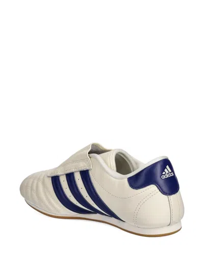 Adidas Originals Taekwondo Leather Low-top Sneakers In Neutral