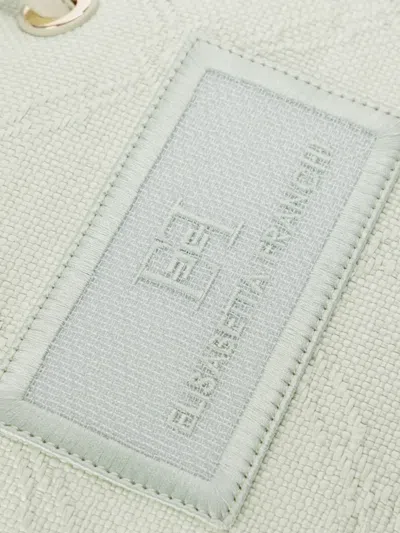 Elisabetta Franchi Textured Logo-plaque Tote Bag