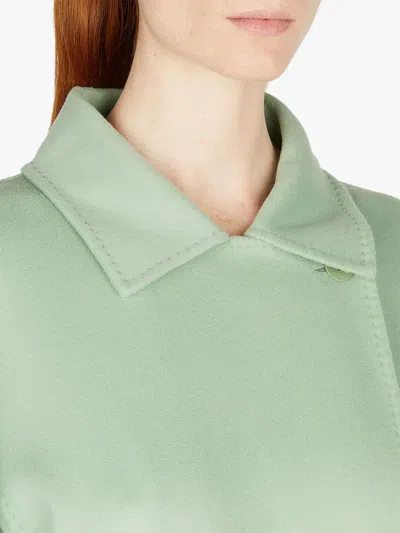 Max Mara Belted Wrap Coat In Multi